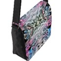 Abstract Waves IV Flap Closure Messenger Bag (L) View2