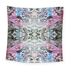 Abstract Waves Iv Square Tapestry (large)