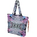 Abstract Waves IV Drawstring Tote Bag View1