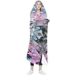 Abstract Waves Iv Wearable Blanket