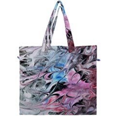 Abstract Waves Module Canvas Travel Bag by kaleidomarblingart