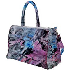 Abstract Waves Module Duffel Travel Bag by kaleidomarblingart