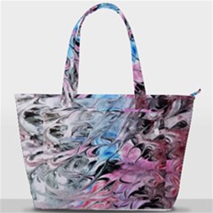 Abstract Waves Module Back Pocket Shoulder Bag  by kaleidomarblingart