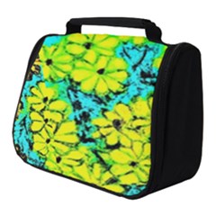 Chrysanthemums Full Print Travel Pouch (small) by Hostory