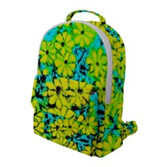 Chrysanthemums Flap Pocket Backpack (large)