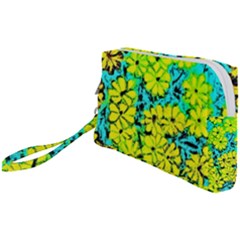 Chrysanthemums Wristlet Pouch Bag (small) by Hostory