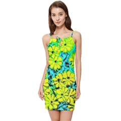 Chrysanthemums Summer Tie Front Dress