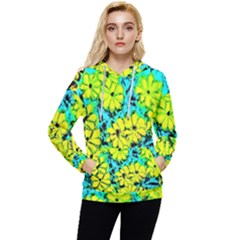 Chrysanthemums Women s Lightweight Drawstring Hoodie