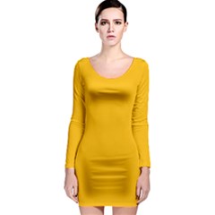 Summer Day Dress Long Sleeve Bodycon Dress