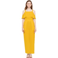 Summer Day Dress Draped Sleeveless Chiffon Jumpsuit