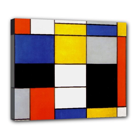 Composition A By Piet Mondrian Deluxe Canvas 24  X 20  (stretched) by impacteesstreetweareight