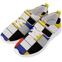 Composition A By Piet Mondrian Men s Velcro Strap Shoes View2