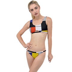 Composition A By Piet Mondrian The Little Details Bikini Set by impacteesstreetweareight