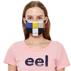 Composition A By Piet Mondrian Cloth Face Mask (adult) by impacteesstreetweareight