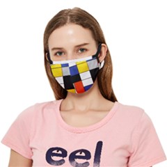 Composition A By Piet Mondrian Crease Cloth Face Mask (adult) by impacteesstreetweareight