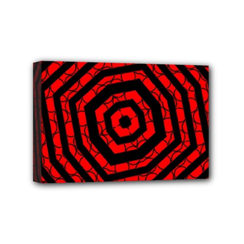 Phase Three Mini Canvas 6  X 4  (stretched) by impacteesstreetweareight