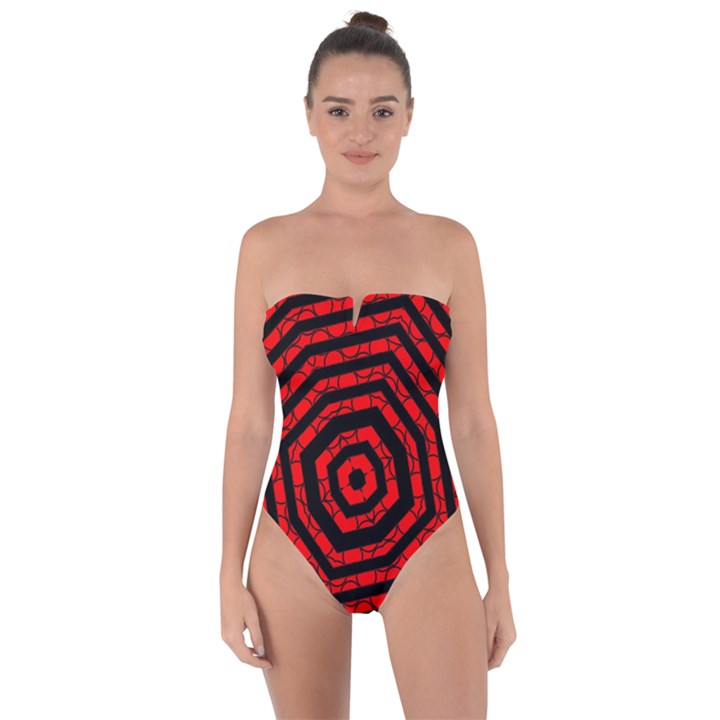 Phase Three Tie Back One Piece Swimsuit