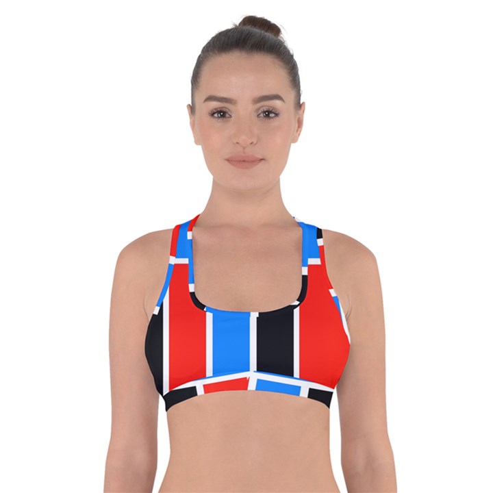 Crossing Lines Cross Back Sports Bra