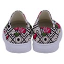 Leaves Foliage Batik Seamless Kids  Canvas Slip Ons View4