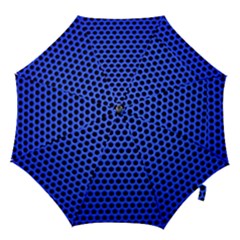 Metallic Mesh Screen-blue Hook Handle Umbrellas (small) by impacteesstreetweareight