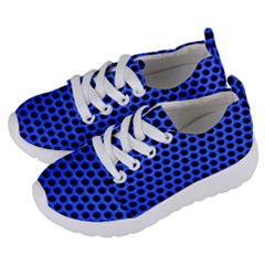 Metallic Mesh Screen-blue Kids  Lightweight Sports Shoes by impacteesstreetweareight