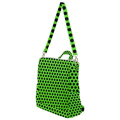 Metallic Mesh Screen-green Crossbody Backpack by impacteesstreetweareight