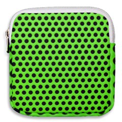 Metallic Mesh Screen-green Mini Square Pouch by impacteesstreetweareight