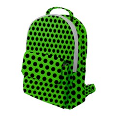 Metallic Mesh Screen-green Flap Pocket Backpack (large) by impacteesstreetweareight