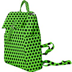 Metallic Mesh Screen-green Buckle Everyday Backpack by impacteesstreetweareight