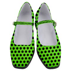 Metallic Mesh Screen-green Women s Mary Jane Shoes by impacteesstreetweareight