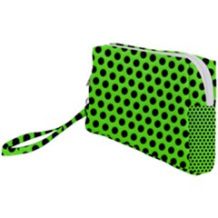 Metallic Mesh Screen-green Wristlet Pouch Bag (small) by impacteesstreetweareight