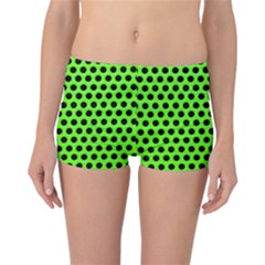 Metallic Mesh Screen-green Reversible Boyleg Bikini Bottoms by impacteesstreetweareight