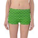 Metallic Mesh Screen-green Reversible Boyleg Bikini Bottoms View1