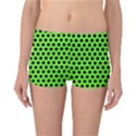 Metallic Mesh Screen-green Reversible Boyleg Bikini Bottoms View3