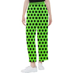 Metallic Mesh Screen-green Women s Pants  by impacteesstreetweareight