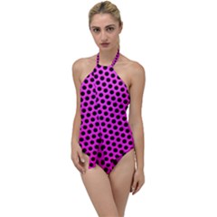 Metallic Mesh Screen Go With The Flow One Piece Swimsuit by impacteesstreetweareight