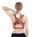 Folk flowers pattern Floral surface design Seamless pattern Sports Bra With Pocket View2