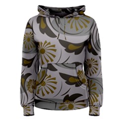 Folk Flowers Pattern Floral Surface Design Seamless Pattern Women s Pullover Hoodie by Eskimos