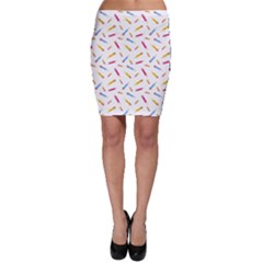 Multicolored Pencils And Erasers Bodycon Skirt by SychEva