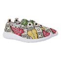 Leaves Foliage Batik Seamless Women s Slip On Sneakers View3