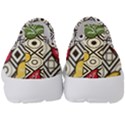 Leaves Foliage Batik Seamless Kids  Slip On Sneakers View4