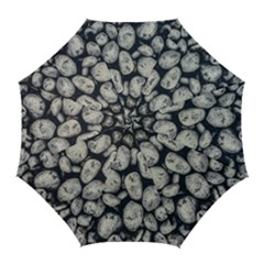 White Rocks Close Up Pattern Photo Golf Umbrellas by dflcprintsclothing