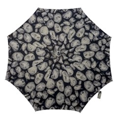 White Rocks Close Up Pattern Photo Hook Handle Umbrellas (small) by dflcprintsclothing