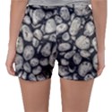 White Rocks Close Up Pattern Photo Sleepwear Shorts View2