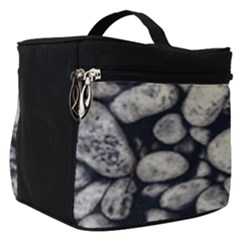 White Rocks Close Up Pattern Photo Make Up Travel Bag (small)