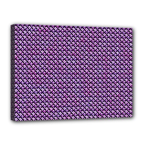 Metallic Mesh Screen 2 Canvas 16  X 12  (stretched) by impacteesstreetweareight