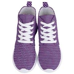 Metallic Mesh Screen 2 Women s Lightweight High Top Sneakers by impacteesstreetweareight