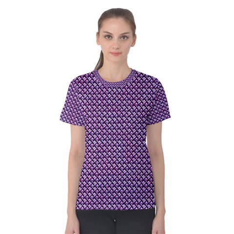 Metallic Mesh Screen 2 Women s Cotton Tee by impacteesstreetweareight