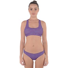 Metallic Mesh Screen 2 Cross Back Hipster Bikini Set by impacteesstreetweareight