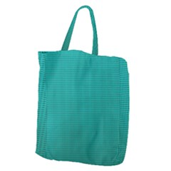 Metallic Mesh Screen 2-blue Giant Grocery Tote by impacteesstreetweareight